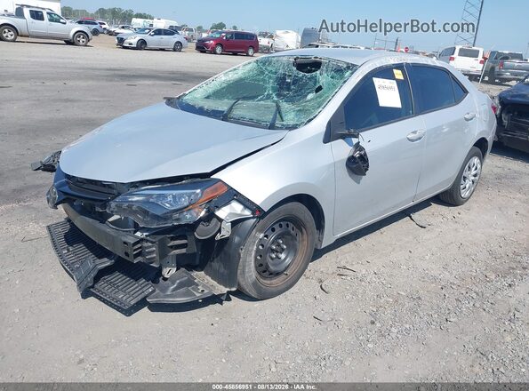5YFBURHE5HP691965 2017 TOYOTA COROLLA Silver Передня ліва чверть