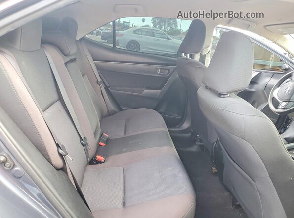 5YFBURHE5JP855429 2018 TOYOTA COROLLA Gray Հետևի նստատեղերի տեսք