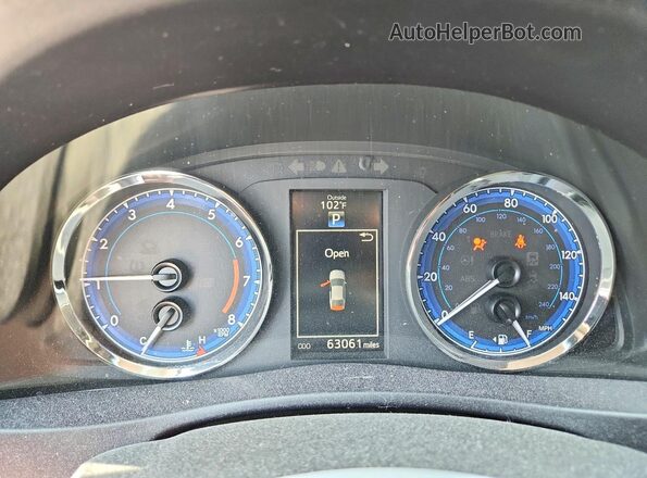 5YFBURHE5KP876122 2019 TOYOTA COROLLA Black Սարքավորումների վահանակի տեսք