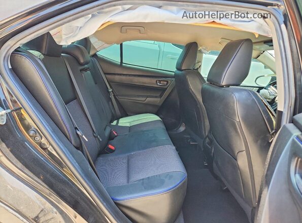 5YFBURHE5KP876122 2019 TOYOTA COROLLA Black Հետևի նստատեղերի տեսք