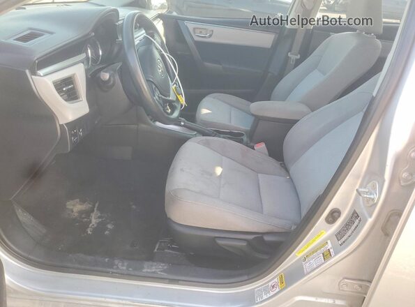 5YFBURHE6GP399997 2016 TOYOTA COROLLA Silver Vista interior delantera