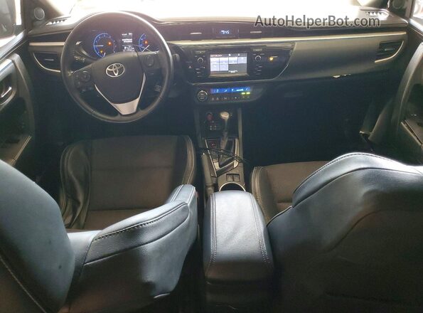 5YFBURHE6GP402218 2016 TOYOTA COROLLA Gray Dashboard view