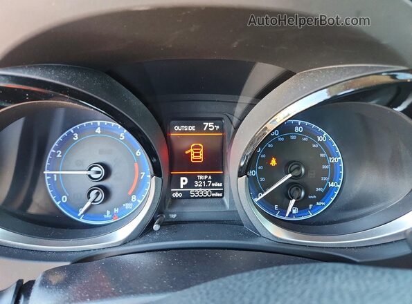 5YFBURHE6GP408164 2016 TOYOTA COROLLA Black ხელსაწყოთა პანელის ხედი