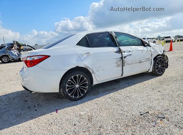 5YFBURHE6GP460877 2016 TOYOTA COROLLA Белый Задняя правая четверть