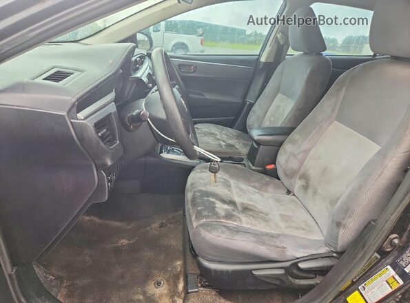5YFBURHE6GP488873 2016 TOYOTA COROLLA Черный Вид салона спереди