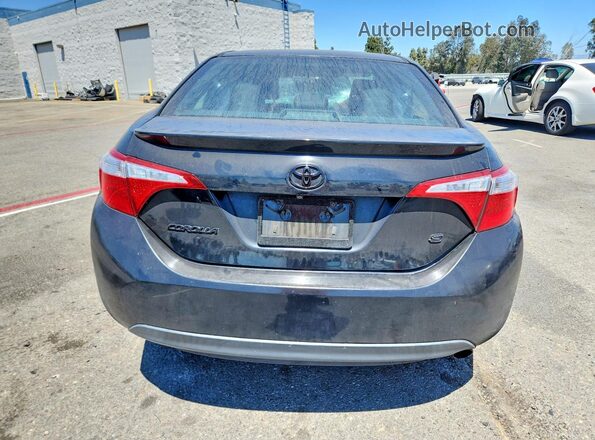 5YFBURHE6GP530717 2016 TOYOTA COROLLA Black Rear view