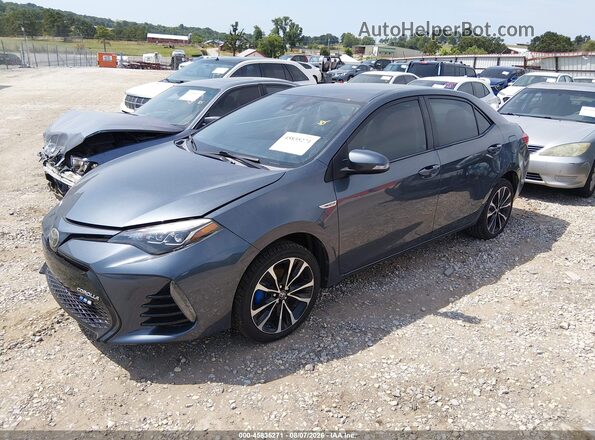 5YFBURHE6HP660367 2017 TOYOTA COROLLA Gray წინა მარცხენა ხედი სამი მეოთხედიდან