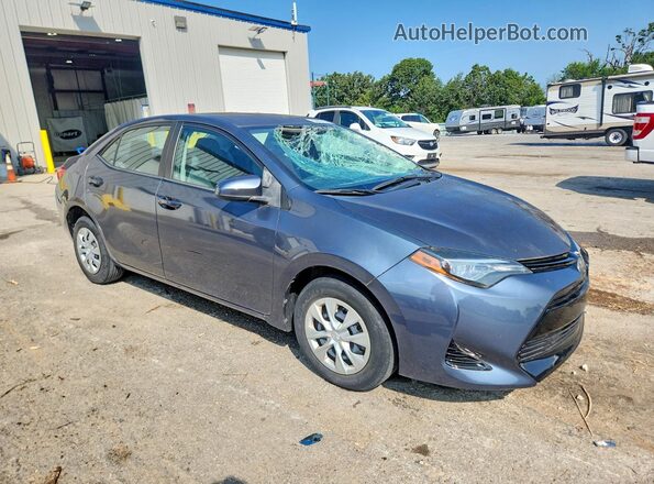 5YFBURHE6HP708675 2017 TOYOTA COROLLA Silver Передня права чверть