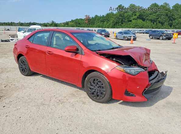 5YFBURHE6KP856249 2019 TOYOTA COROLLA Красный Передняя правая четверть