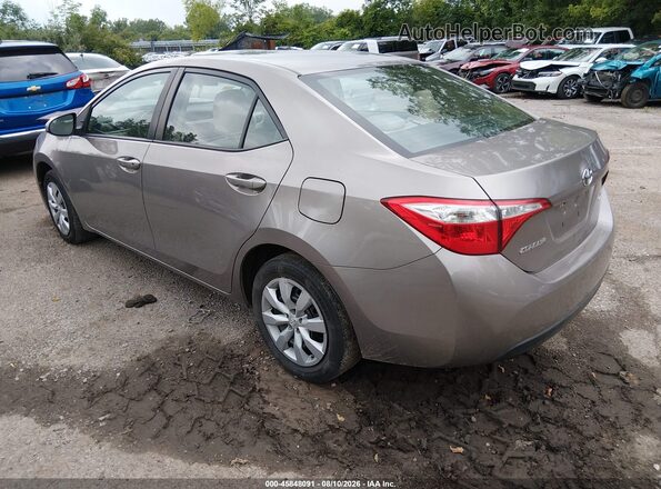 5YFBURHE7GP411316 2016 TOYOTA COROLLA Gray უკანა მარცხენა
