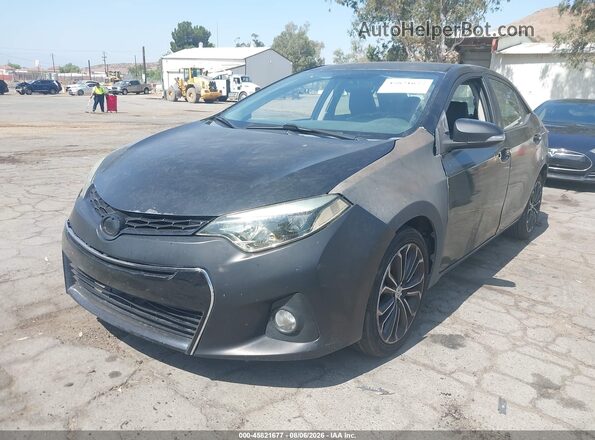 5YFBURHE7GP429296 2016 TOYOTA COROLLA Black Vista tres cuartos delantera izquierda