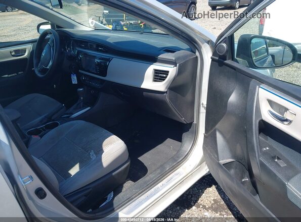 5YFBURHE7GP443750 2016 TOYOTA COROLLA Silver Vista interior delantera