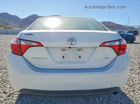 5YFBURHE7GP476084 2016 TOYOTA COROLLA White Widok z tyłu