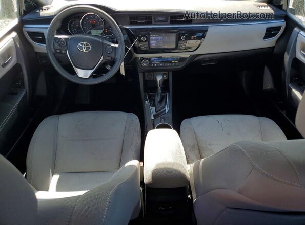 5YFBURHE7GP476084 2016 TOYOTA COROLLA White Widok deski rozdzielczej