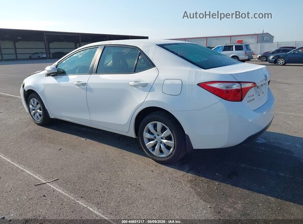 5YFBURHE7GP515482 2016 TOYOTA COROLLA White Rear left