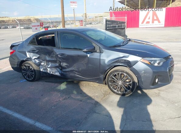 5YFBURHE7GP530824 2016 TOYOTA COROLLA Gray Панорамний вид салону 360°