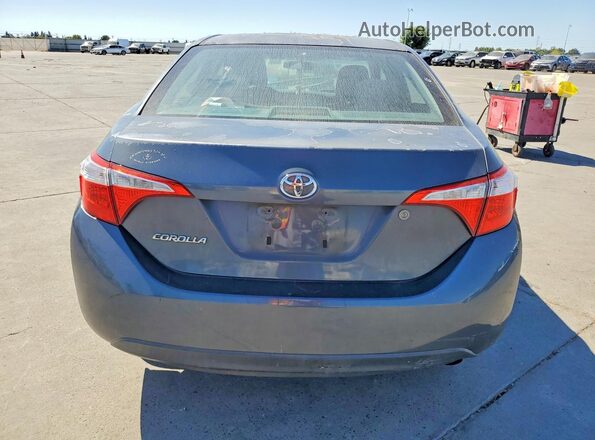 5YFBURHE8GP385227 2016 TOYOTA COROLLA Gray Հետևի տեսք