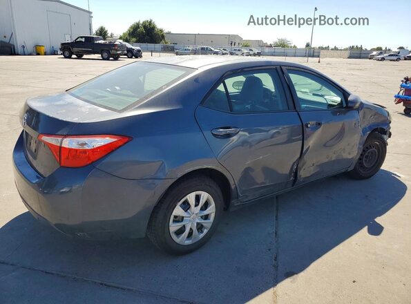 5YFBURHE8GP385227 2016 TOYOTA COROLLA Gray Հետևի աջ