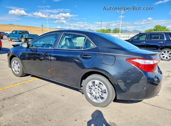 5YFBURHE8GP385535 2016 TOYOTA COROLLA Black Задня ліва чверть