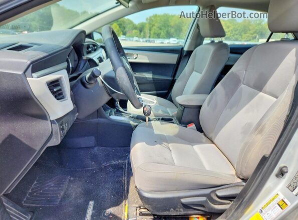 5YFBURHE8GP411969 2016 TOYOTA COROLLA Silver Սալոնի դիմացի տեսք