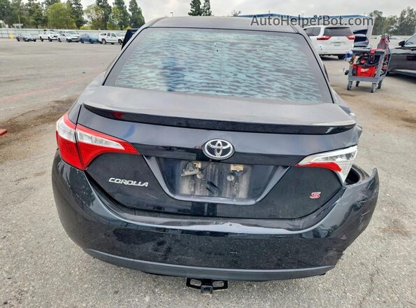5YFBURHE8GP420669 2016 TOYOTA COROLLA Black Vista trasera