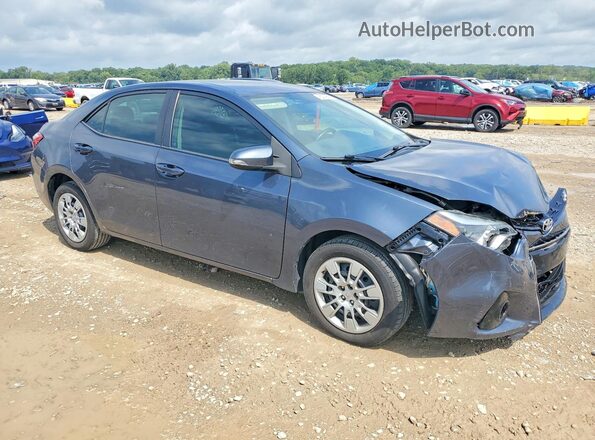 5YFBURHE8GP437522 2016 TOYOTA COROLLA Синий Передняя правая четверть