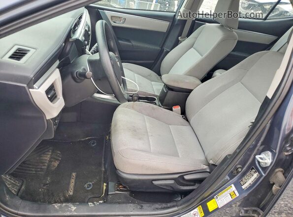 5YFBURHE8GP521033 2016 TOYOTA COROLLA Gray Widok wnętrza z przodu