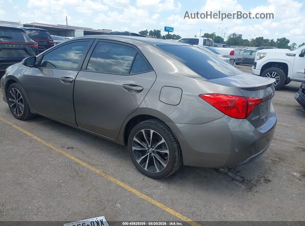5YFBURHE8HP732833 2017 TOYOTA COROLLA Gray Rear left