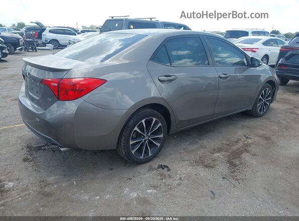 5YFBURHE8HP732833 2017 TOYOTA COROLLA Gray Rear right