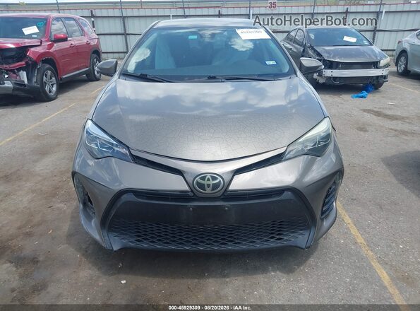 5YFBURHE8HP732833 2017 TOYOTA COROLLA Gray Instrument cluster view