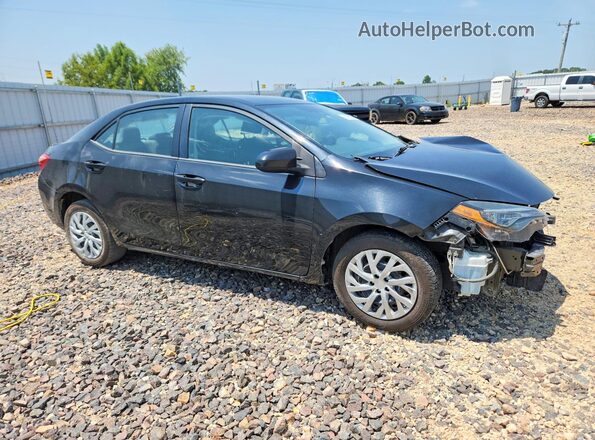 5YFBURHE8KP884716 2019 TOYOTA COROLLA Black Przód prawy