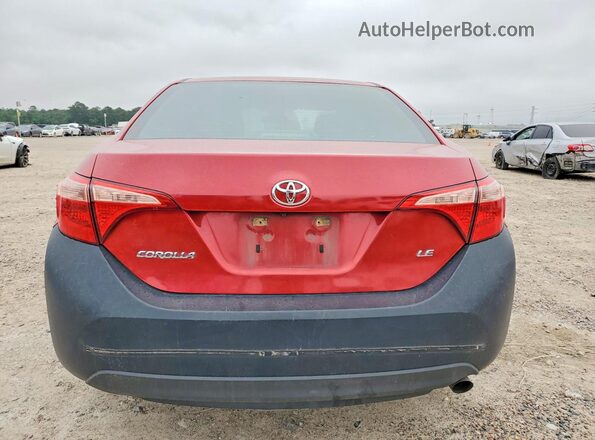 5YFBURHE8KP930206 2019 TOYOTA COROLLA Red Հետևի տեսք