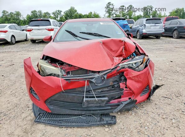 5YFBURHE8KP930206 2019 TOYOTA COROLLA Red Դիմացի տեսք