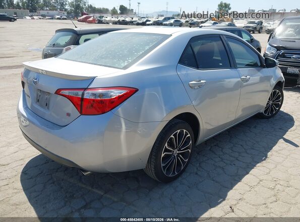 5YFBURHE9GP564263 2016 TOYOTA COROLLA Silver Tył prawy