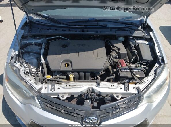 5YFBURHE9GP564263 2016 TOYOTA COROLLA Silver Widok z tyłu