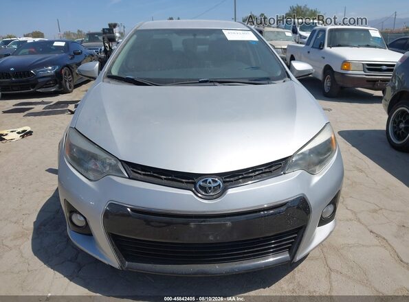 5YFBURHE9GP564263 2016 TOYOTA COROLLA Silver Widok zestawu wskaźników