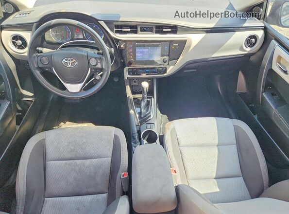 5YFBURHE9HP706385 2017 TOYOTA COROLLA Blue Вид панелі приладів