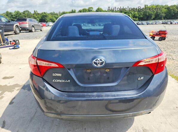 5YFBURHE9HP706385 2017 TOYOTA COROLLA Blue Вид ззаду