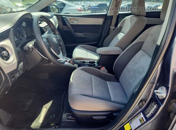 5YFBURHE9HP706385 2017 TOYOTA COROLLA Blue Вид салону спереду