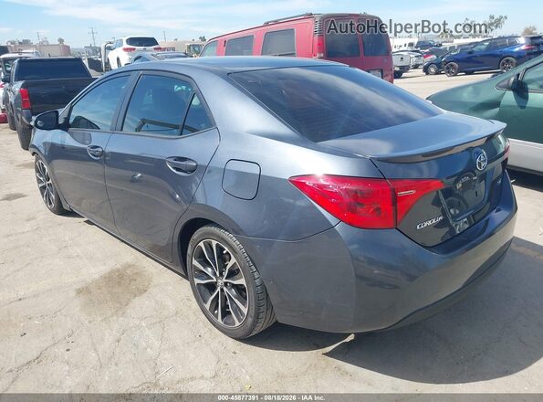 5YFBURHE9JP769931 2018 TOYOTA COROLLA Серый Задняя левая четверть