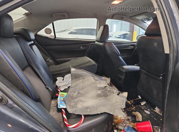 5YFBURHE9KP949427 2019 TOYOTA COROLLA Blue Widok tylnych siedzeń