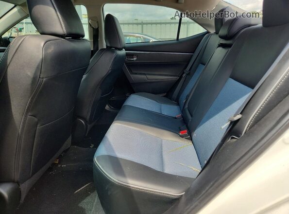 5YFBURHEXGP373323 2016 TOYOTA COROLLA White Widok tylnych siedzeń