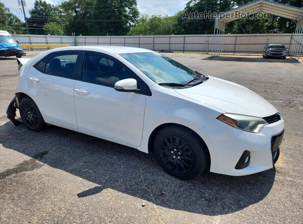 5YFBURHEXGP373323 2016 TOYOTA COROLLA White Przód prawy