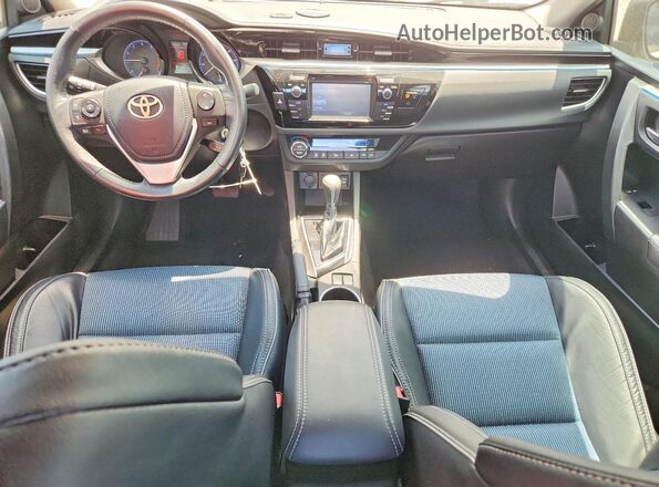 5YFBURHEXGP373323 2016 TOYOTA COROLLA White Widok deski rozdzielczej