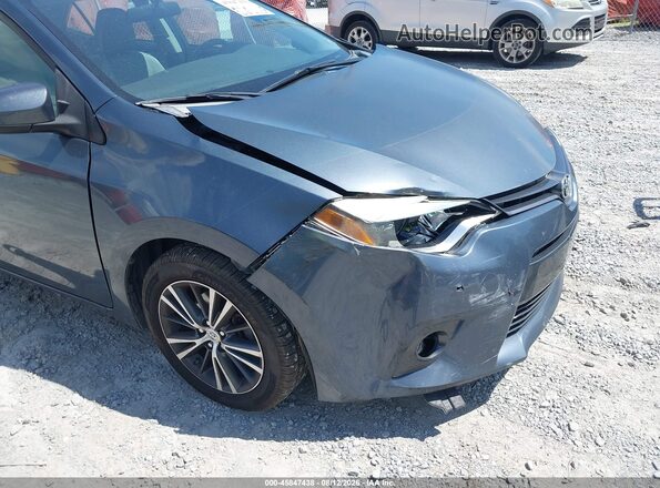 5YFBURHEXGP394673 2016 TOYOTA COROLLA Blue Вид спереду