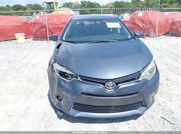 5YFBURHEXGP394673 2016 TOYOTA COROLLA Blue Вид щитка приладів