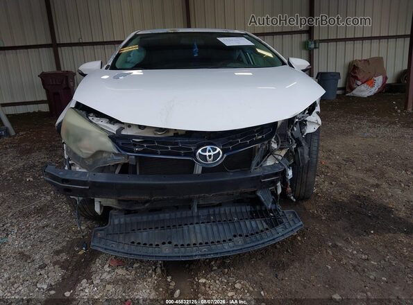 5YFBURHEXGP411410 2016 TOYOTA COROLLA White Instrument cluster view