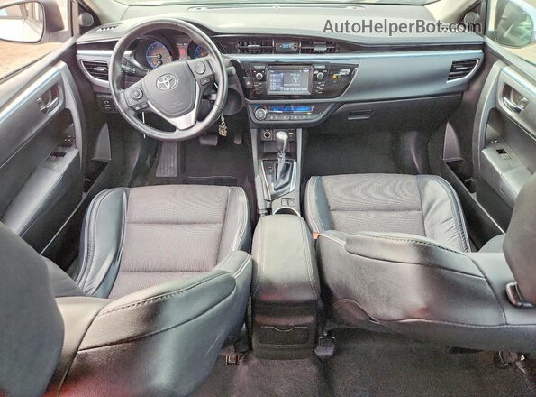 5YFBURHEXGP419880 2016 TOYOTA COROLLA Silver Widok deski rozdzielczej