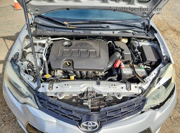 5YFBURHEXGP419880 2016 TOYOTA COROLLA Silver Widok wnętrza z tyłu