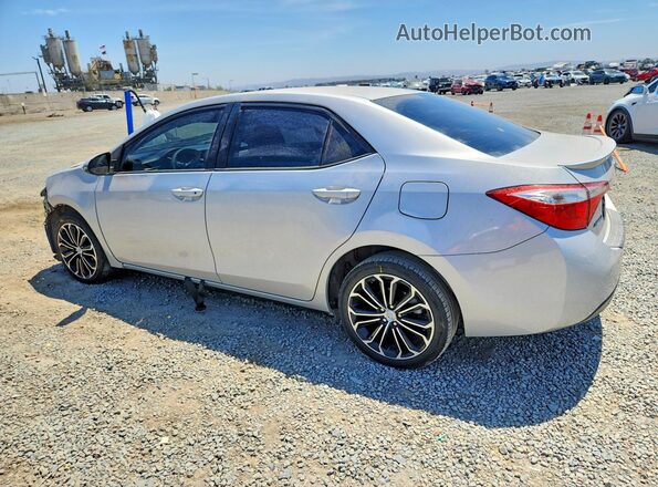 5YFBURHEXGP453480 2016 TOYOTA COROLLA Silver Задня ліва чверть